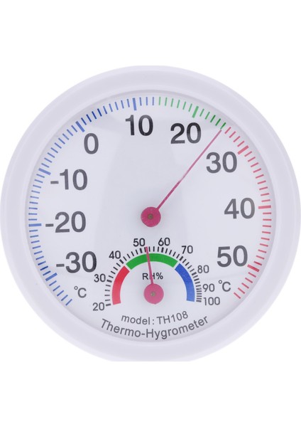 -35 / 55 ° C Mini Kapalı Analog Sıcaklık Nem Ölçer - Beyaz (Yurt Dışından)