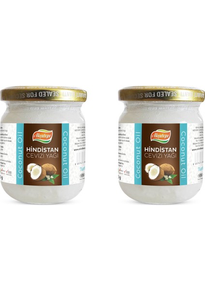 Hindistan Cevizi Yağı 160 gr x 2 Adet