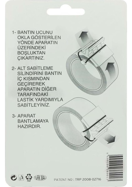 Pratik Bant Kesme Aparatı Beyaz - 1'li indirimleri