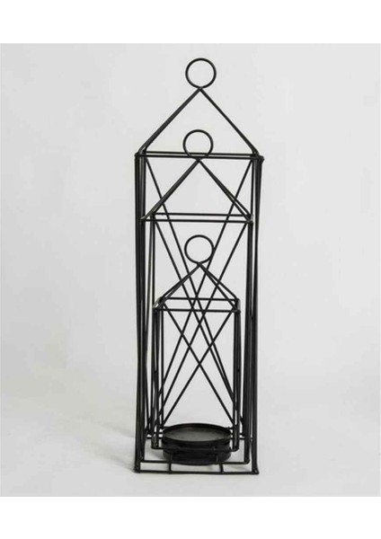 Metal Mumluk Fener Dekoratif Mum Standı 5007