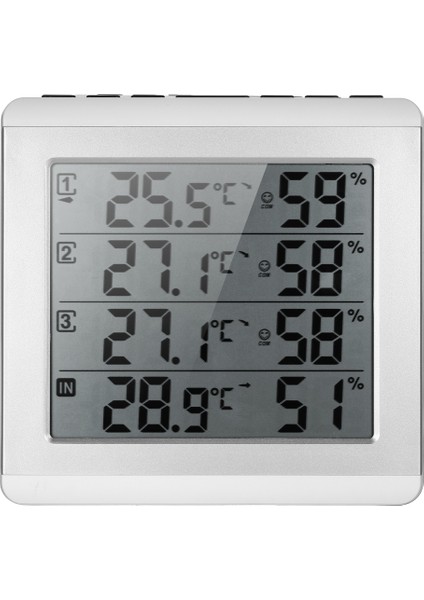 Mbw LCD Dijital Kablosuz İç / Dış Mekan Termometre Higrometre (Yurt Dışından)