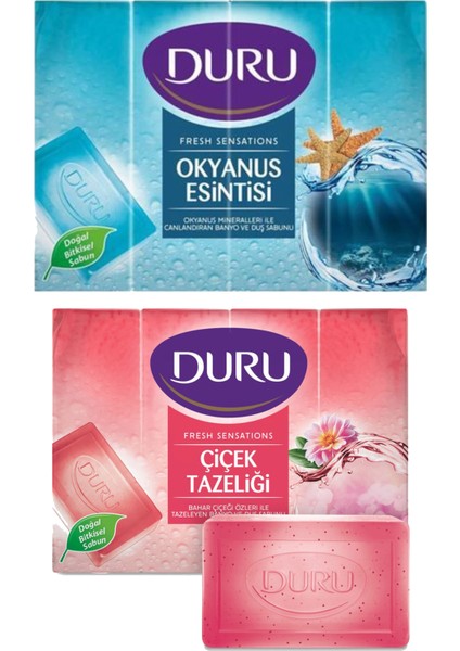 Katı El Sabunu 2 Li Paket Okyanus Ferahlığı Çiçek Tazeliği 150 gr X2