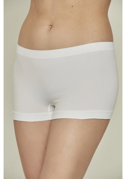 C13000 Dikişsiz Boxer Beyaz