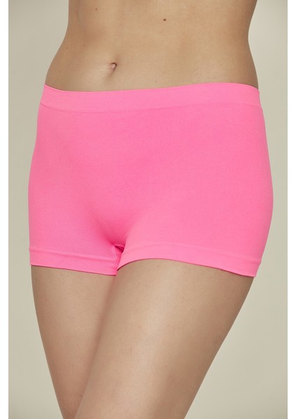 C13000 Dikişsiz Boxer Fuşya Neon