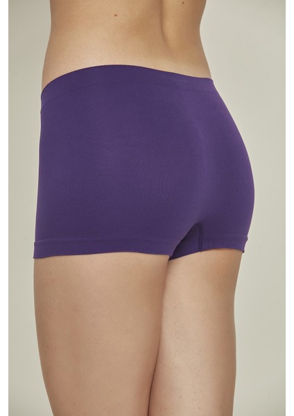 C13000 Dikişsiz Boxer Mor