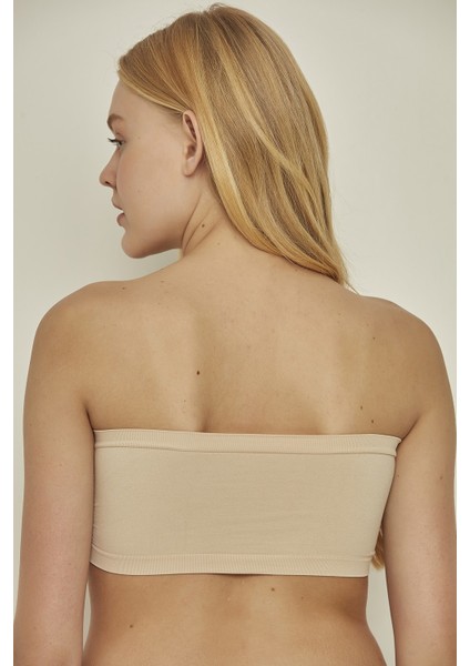 C14002 Dikişsiz Straplez Büstiyer - Ten fırsatları