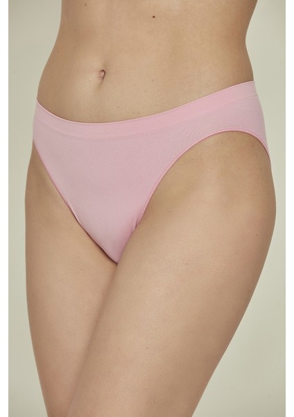 C13001 Dikişsiz Slip Külot Pembe Neon
