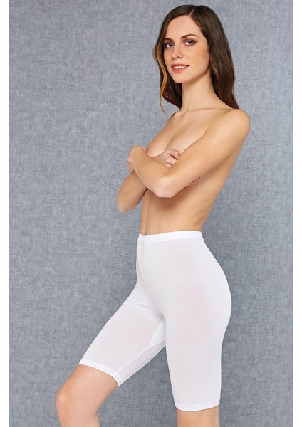 9901 BAYAN MODAL BÜYÜK BEDEN UZUN PAÇA SİYAH BOXER ŞORT