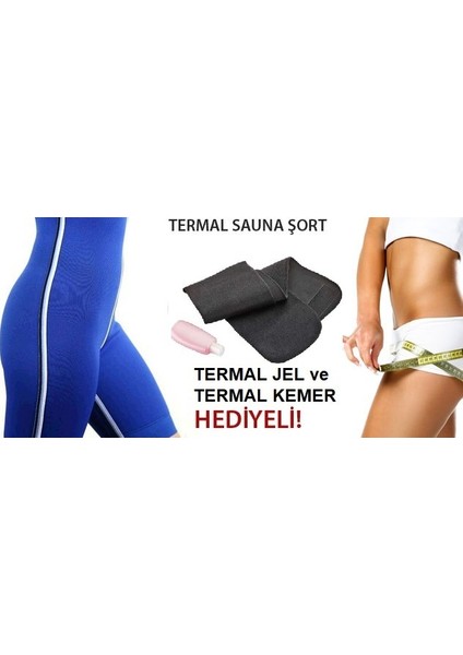 l Sweat Termal Sauna Şort Lut Gölü Tuzlu Jeli ve Termal Kemer