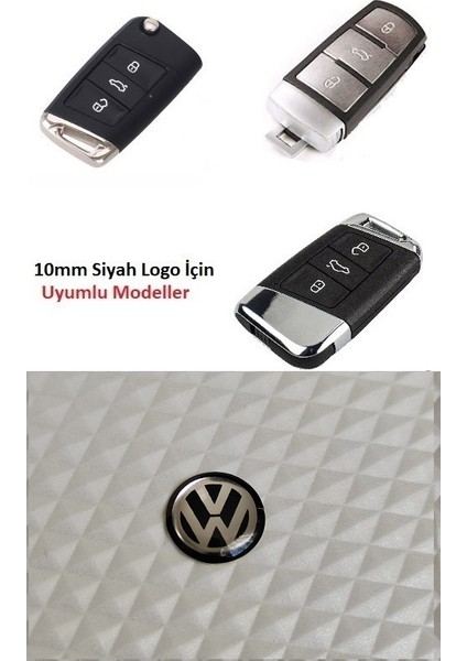 Volkswagen Anahtar Logosu 10MM