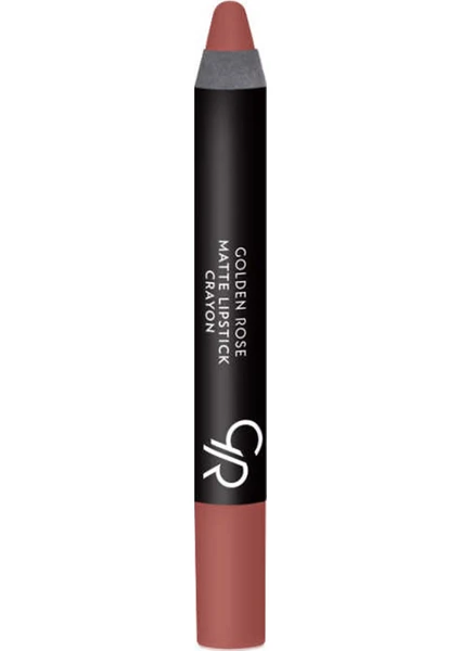 Golden Rose Matte Lipstick Crayon No: 21 Toffee - Mat Kalem Ruj - 8691190903213