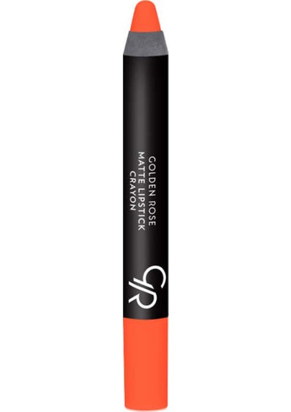 Golden Rose Matte Lipstick Crayon No: 24 Orange - Mat Kalem Ruj - 8691190903244