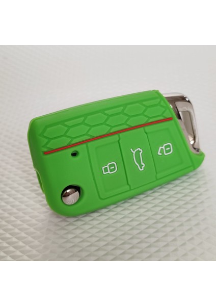Volkswagen, Skoda, Seat Anahtar Kılıfı Silikon (Oem)