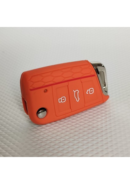 Volkswagen, Skoda, Seat Anahtar Kılıfı Silikon (Oem)