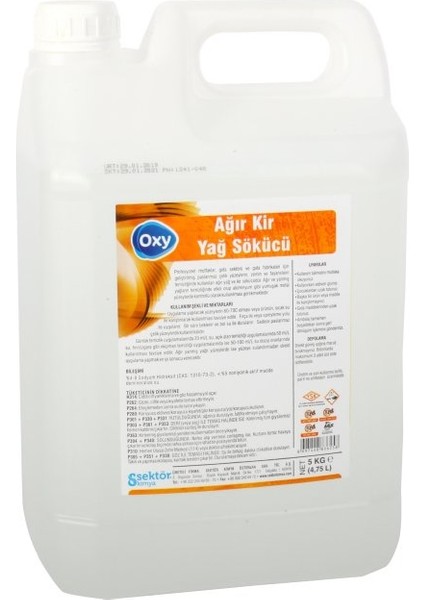 Ağır Kir Yağ Çözücü 5 kg