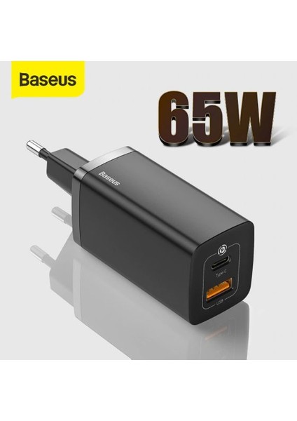 Gan2 Lite Hızlı Şarj Cihazı C + U 65W