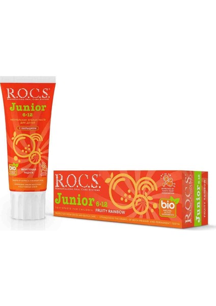 Junior Meyveli Gökkuşağı Diş Macunu 74 G 6 - 12 Yaş fiyatları
