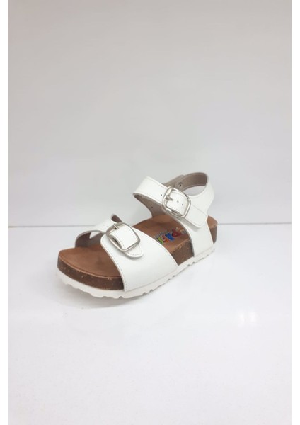 248 Kız Çocuk Deri Comfort Sandalet
