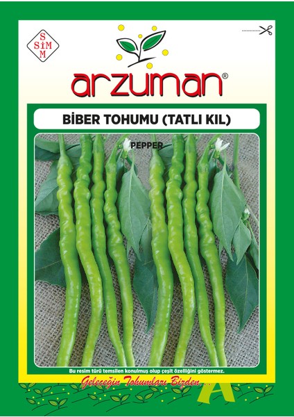 Tatlı Kıl Biber Tohumu 10 Gram