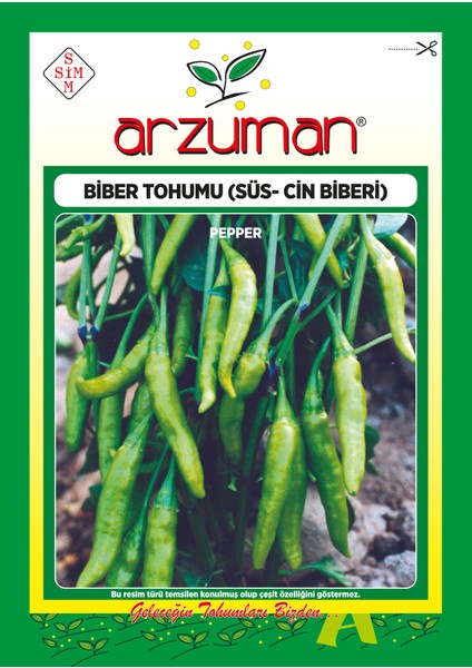 Süs Cin Biber Tohumu (Aşağı Bakan) 5 Gram
