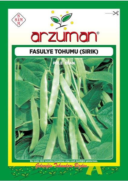 Sırık Fasülye Tohumu 50 Gram