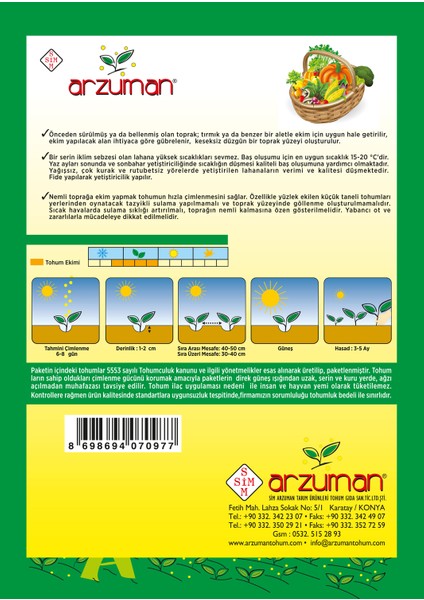 Kırmızı (Mor) Lahana Tohumu 10 Gram fiyatları