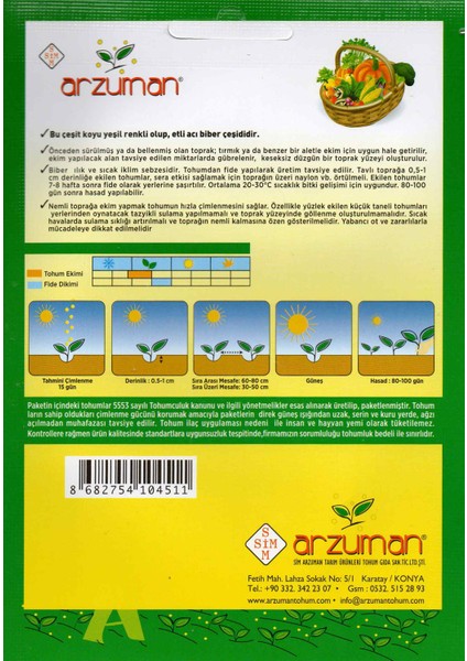 Jalepone Biber Tohumu 5 Gram