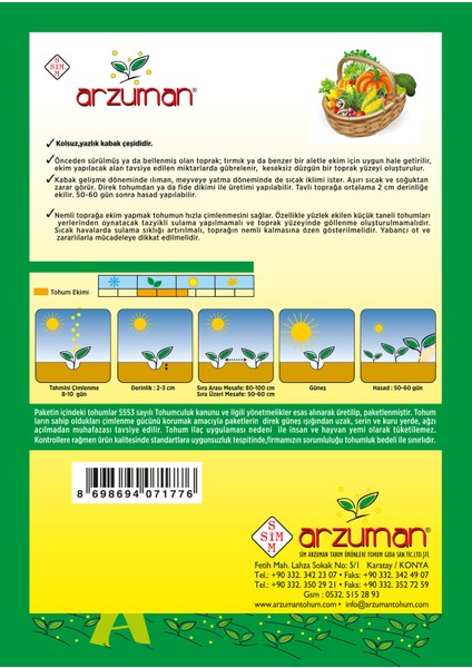 Topak Kabak Tohumu 10 Gram