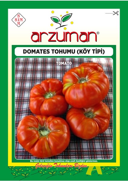 Köy Tipi Domates Tohumu 500 Adet