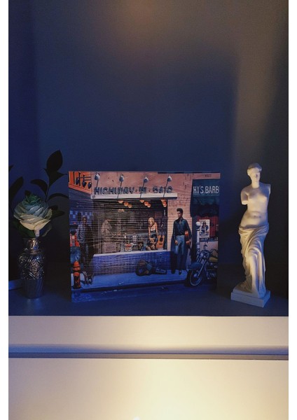 Highway 51 Ahşap Tablo