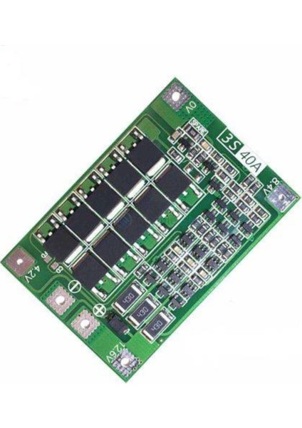 3s 40A 12.6V Bms Pil Koruma Balans Kartı 18650 Lityum Li-Ion Batarya