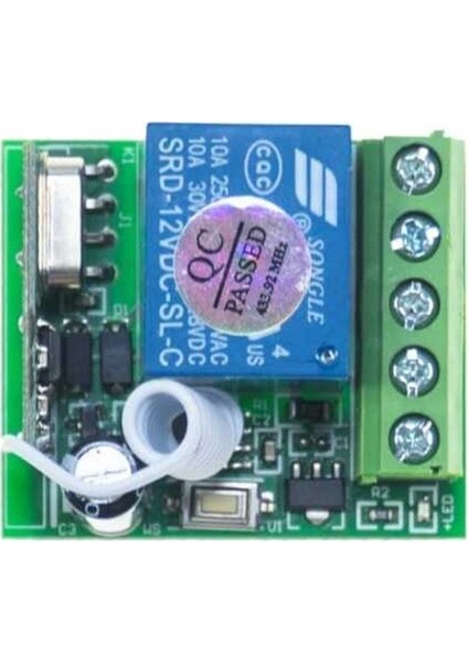 1 Kanal 433 Mhz 12V Kablosuz Rf Alıcılı Röle Kartı modelleri