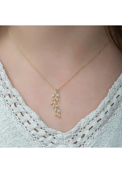 Gümüş Gold Sarmaşık Kadın Kolye fiyatları