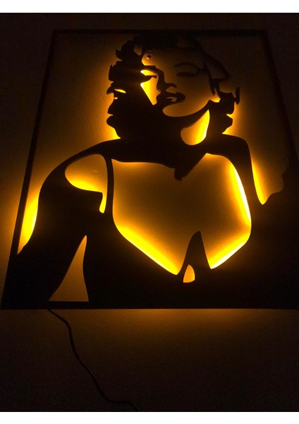 Marilyn Monroe LED Işıklı Tablo