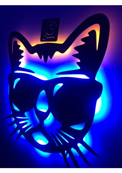 Cool Cat LED Işıklı Tablo