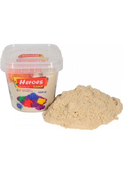Kovalı Kinetik Kum Kalıplı 1000 gr Naturel