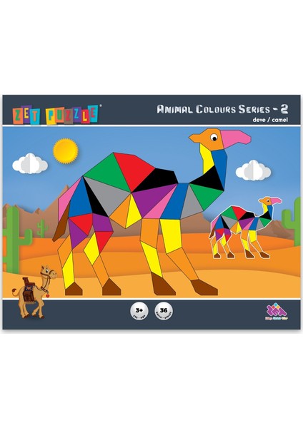 Puzzle Animal Colours - 36 Parça