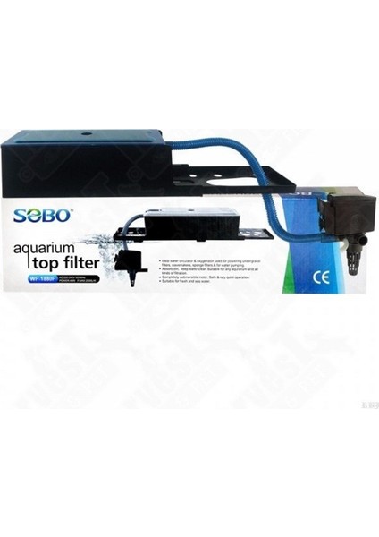 Akvaryum Tepe Üst Filtre WP-1880F 25W. 880 Lt/saat