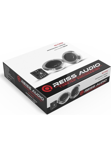 Reiss Audio RS-TW52 100 Watt 50 Watt 4 Ohm 2khz ~ 22KHZ Professional Quality Tweeter Takımı