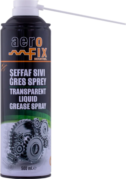 Aerofix Şeffaf Sıvı Gres Sprey 500 ml