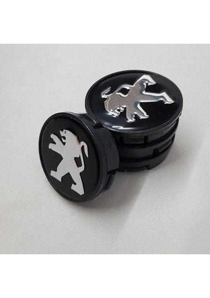 Jant Göbeği Peugeot 65/60 60MM Yuvaya Göre 4'lü Set Siyah