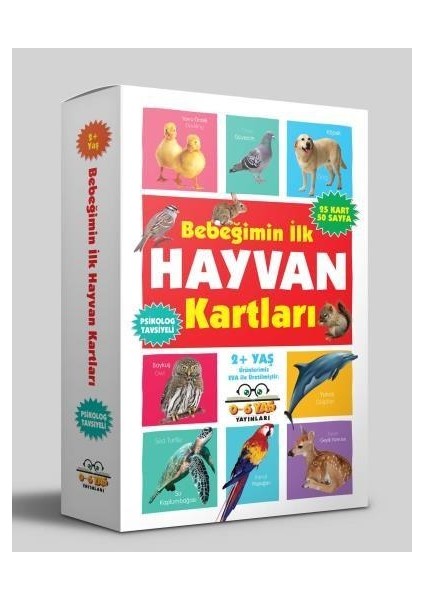 Bebeğimin İlk Hayvan Kartları / 2+ Yaş -