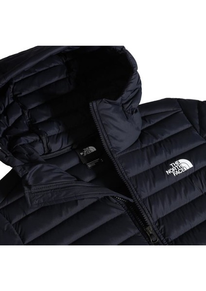 Stretch Down Hoodie Kapüşonlu Kadın Mont Lacivert modelleri