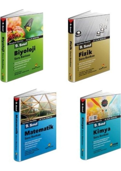 9. Sınıf Sayısal Set 4 Kitap