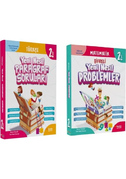 Onburda Yayıncılık 2. Sınıf Paragraf + Problem Kitabı 2 Kitap