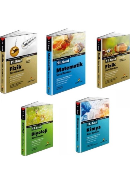 11. Sınıf Sayısal Soru Bankası Seti 5 KITAP1111111000853