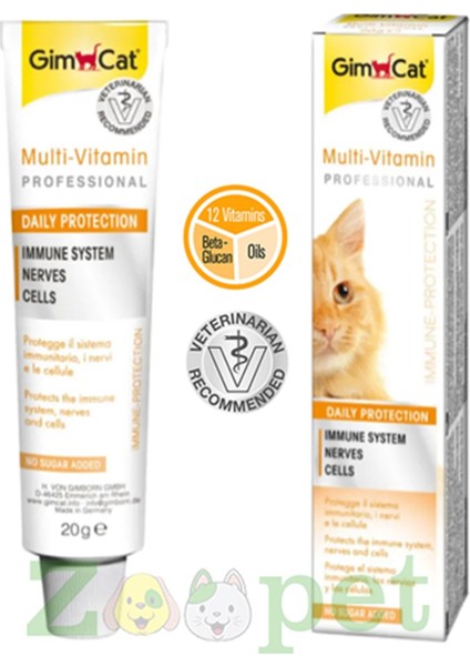 Multi Vitamin Paste 12 Vitaminli Kedi Macunu 20 gr