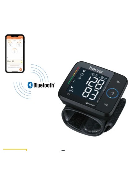 Bc 54 Bluetooth Bağlantılı Tam Otomatik Bilekten Ölçen Tansiyon Aleti