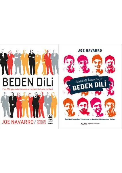 Beden Dili - Tehlikeli İnsanların Beden Dili - 2 Kitap - Joe Navarro