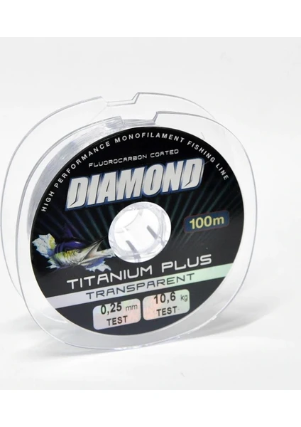 Diamond Tıtanıum Plus Fluorocarbon Coated Misina 100 Metre